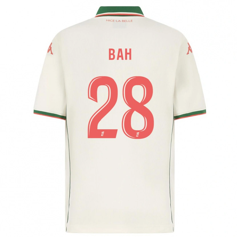 Danxen Enfant Maillot Juma Bah #28 Blanc Vert Tenues Extérieur 2025/26 T-Shirt