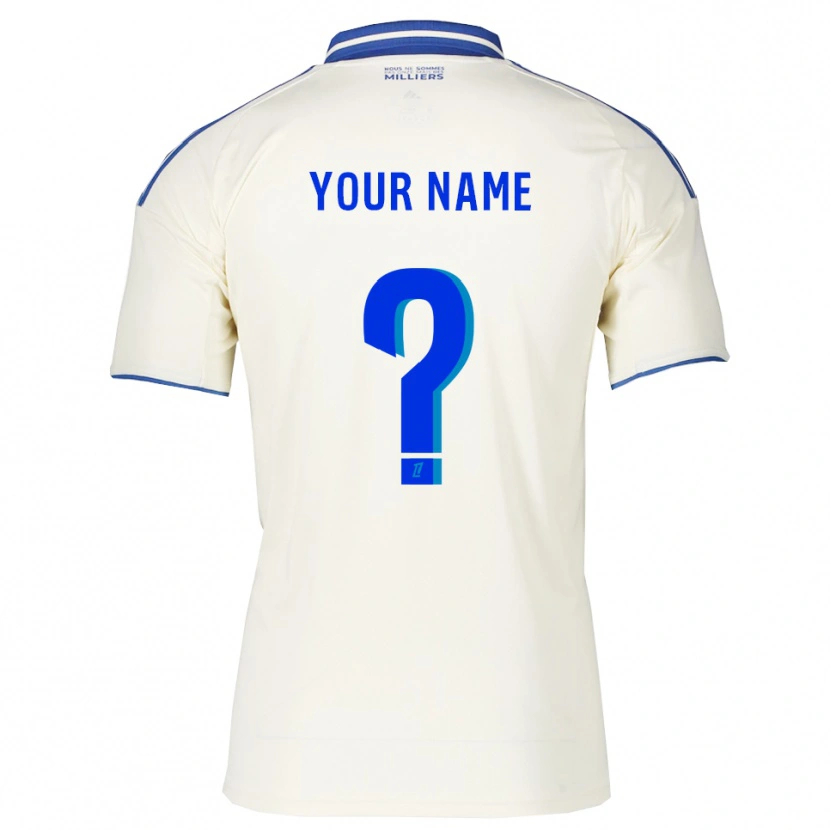 Danxen Enfant Maillot Votre Nom #0 Champagne Bleu Tenues Extérieur 2025/26 T-Shirt