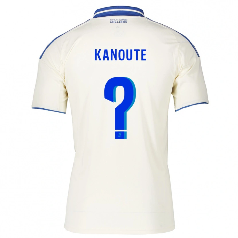 Danxen Enfant Maillot Mahamadou Kanouté #0 Champagne Bleu Tenues Extérieur 2025/26 T-Shirt