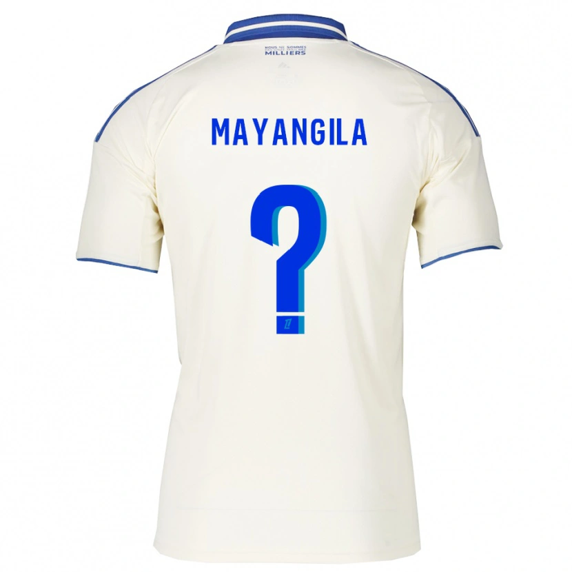 Danxen Enfant Maillot Ryan Tutu Mayangila #0 Champagne Bleu Tenues Extérieur 2025/26 T-Shirt
