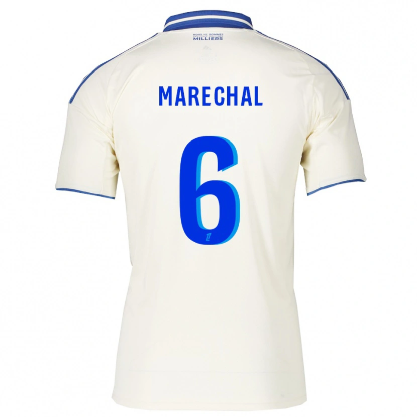 Danxen Enfant Maillot Max Maréchal #6 Champagne Bleu Tenues Extérieur 2025/26 T-Shirt