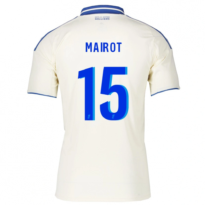 Danxen Enfant Maillot Clémence Mairot #15 Champagne Bleu Tenues Extérieur 2025/26 T-Shirt