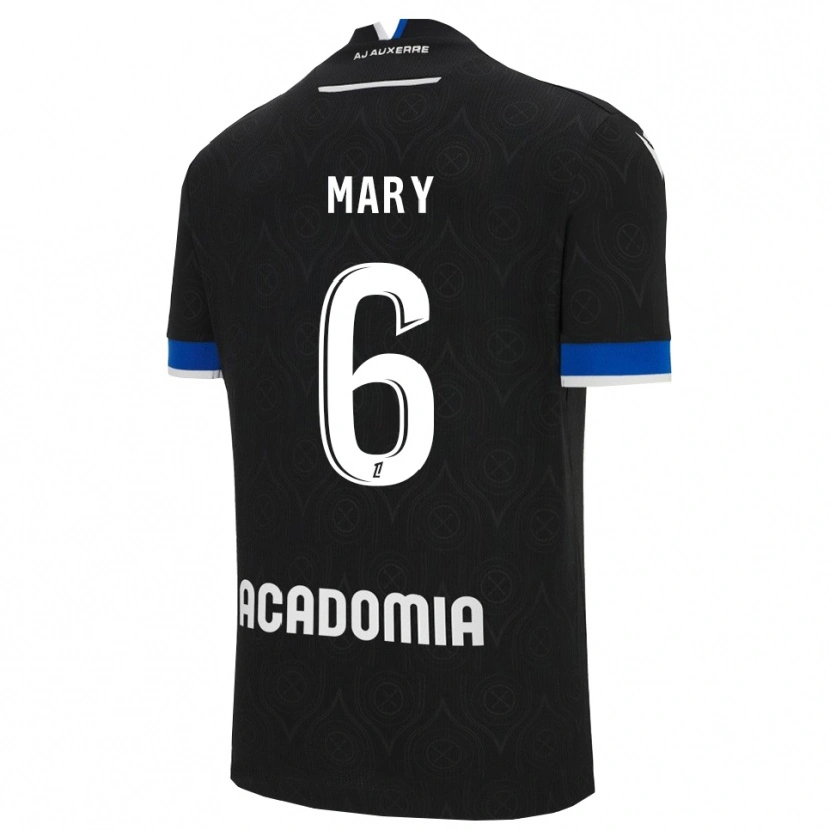 Danxen Enfant Maillot Théo Mary #6 Noir Blanc Tenues Extérieur 2025/26 T-Shirt