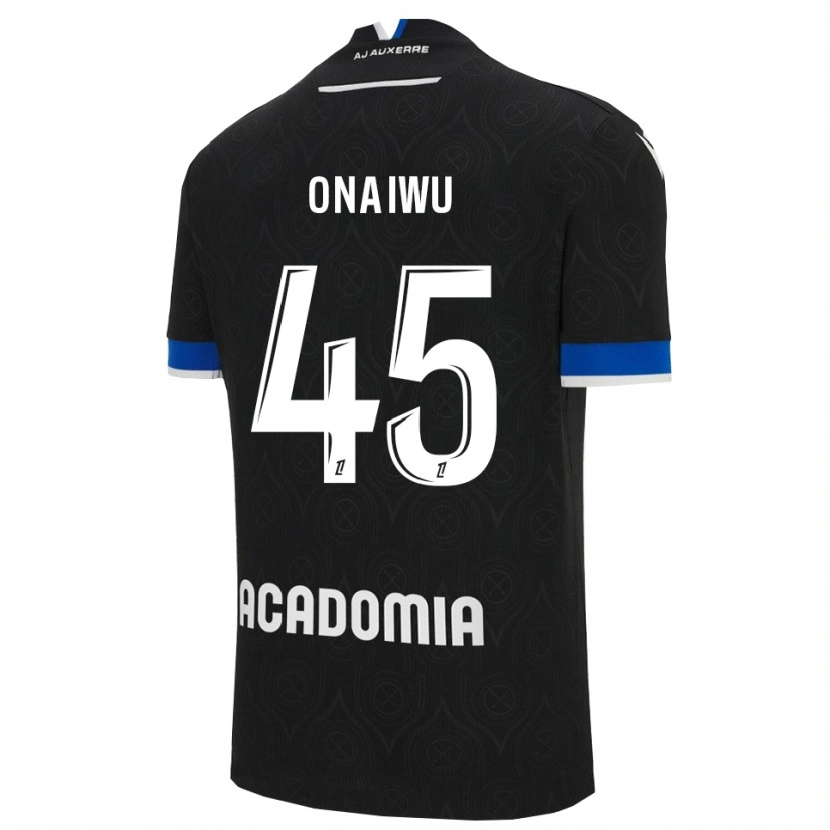 Danxen Enfant Maillot Ado Onaiwu #45 Noir Blanc Tenues Extérieur 2025/26 T-Shirt
