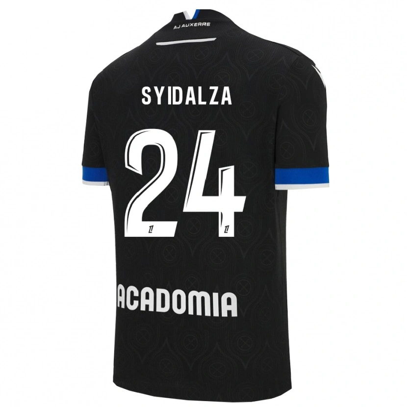 Danxen Enfant Maillot Denelzo Syidalza #24 Noir Blanc Tenues Extérieur 2025/26 T-Shirt