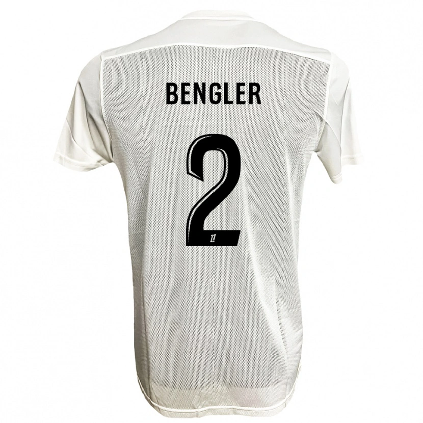 Danxen Enfant Maillot Randy Bengler #2 Noir Blanc Tenues Extérieur 2025/26 T-Shirt