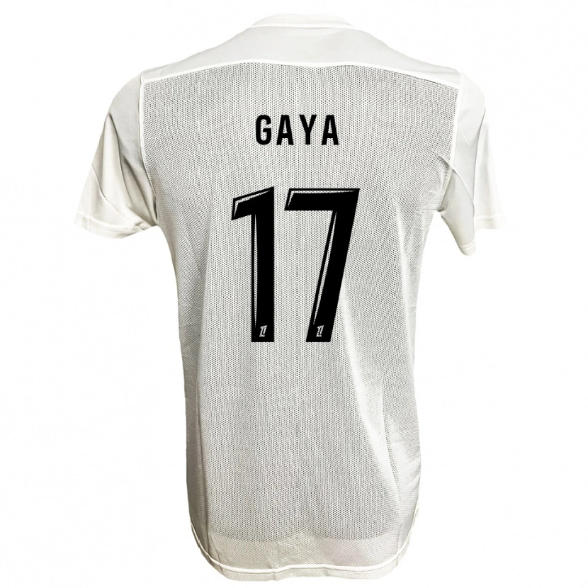 Danxen Enfant Maillot Yacine Gaya #17 Noir Blanc Tenues Extérieur 2025/26 T-Shirt