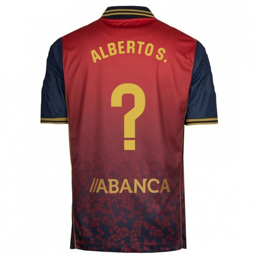 Danxen Enfant Maillot Alberto Sánchez #0 Rouge Marine Tenues Extérieur 2025/26 T-Shirt