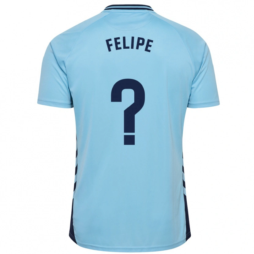 Danxen Enfant Maillot Amai Felipe #0 Bleu Ciel Tenues Extérieur 2025/26 T-Shirt