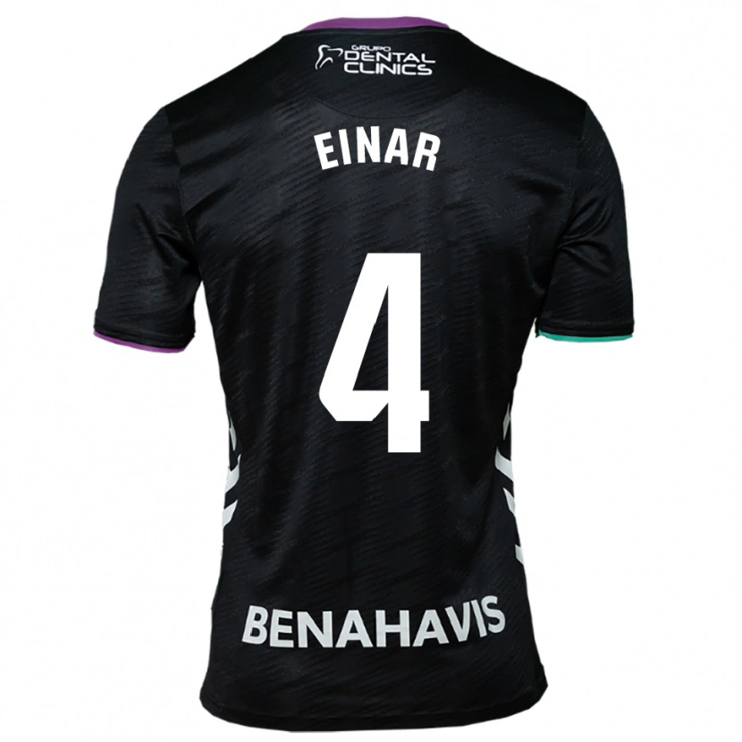 Danxen Enfant Maillot Einar Galilea #4 Noir Violet Vert Tenues Extérieur 2025/26 T-Shirt