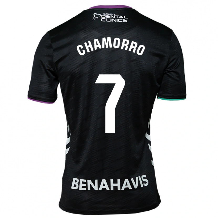 Danxen Enfant Maillot Alexis Chamorro #7 Noir Violet Vert Tenues Extérieur 2025/26 T-Shirt
