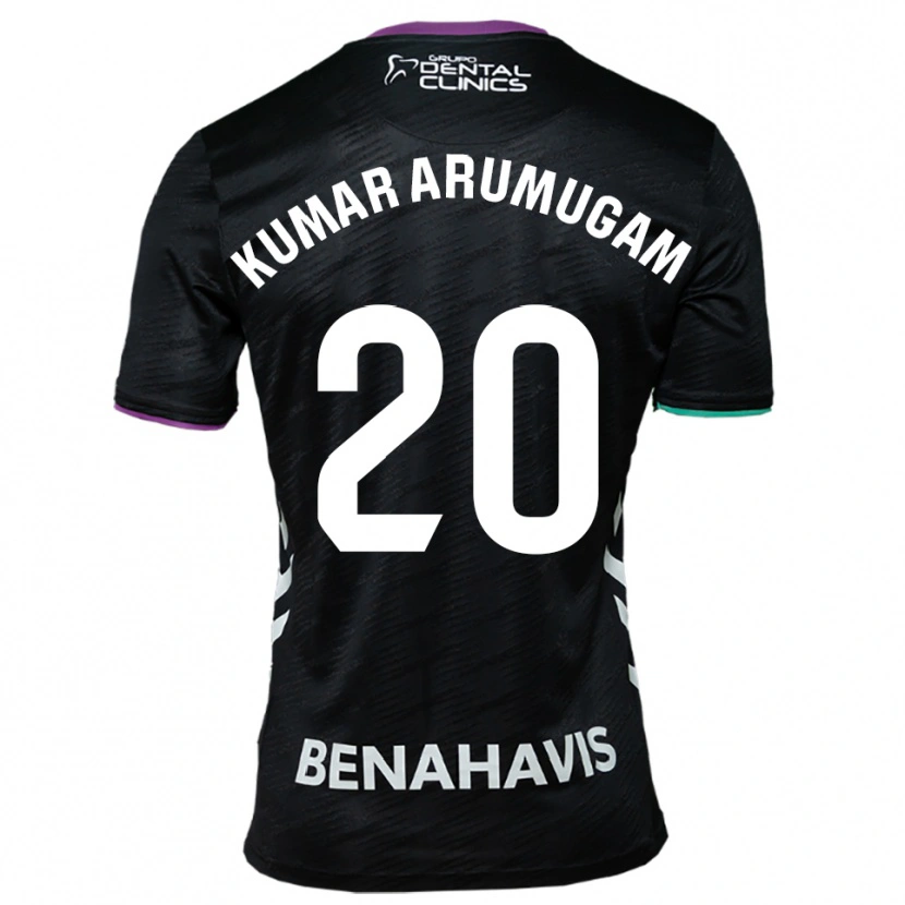 Danxen Enfant Maillot Suk Kumar Arumugam #20 Noir Violet Vert Tenues Extérieur 2025/26 T-Shirt