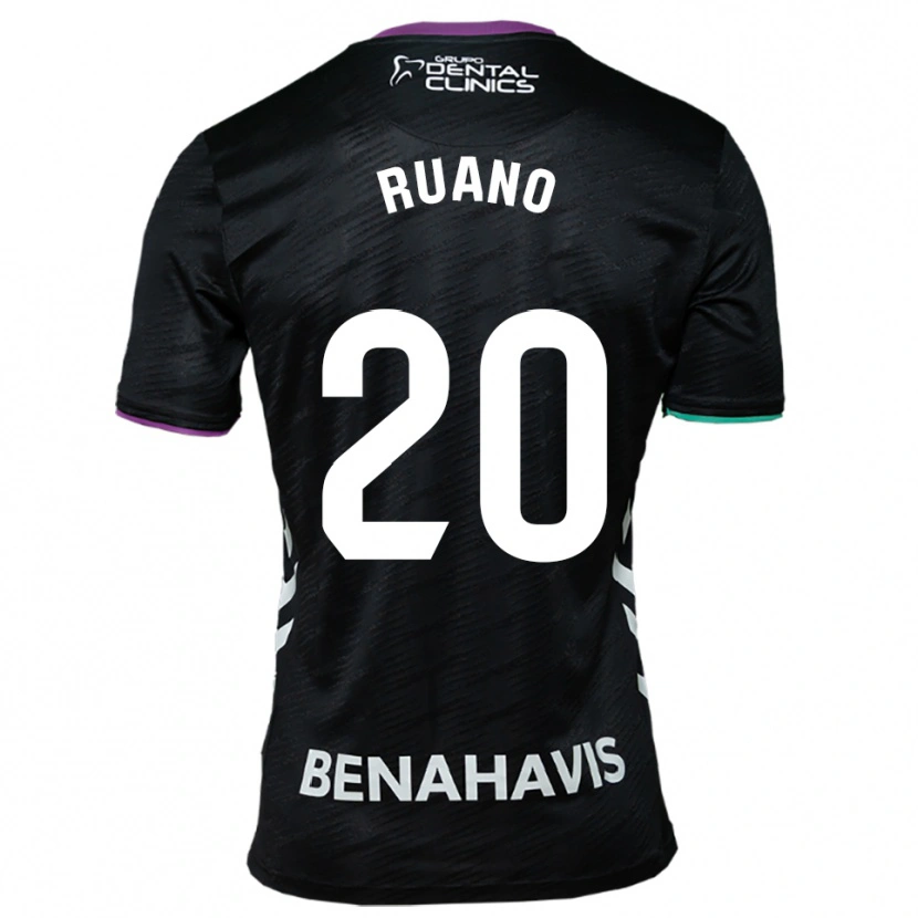Danxen Enfant Maillot Celia Ruano #20 Noir Violet Vert Tenues Extérieur 2025/26 T-Shirt