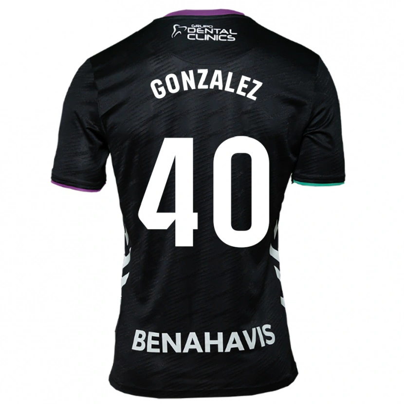 Danxen Enfant Maillot Carol González #40 Noir Violet Vert Tenues Extérieur 2025/26 T-Shirt