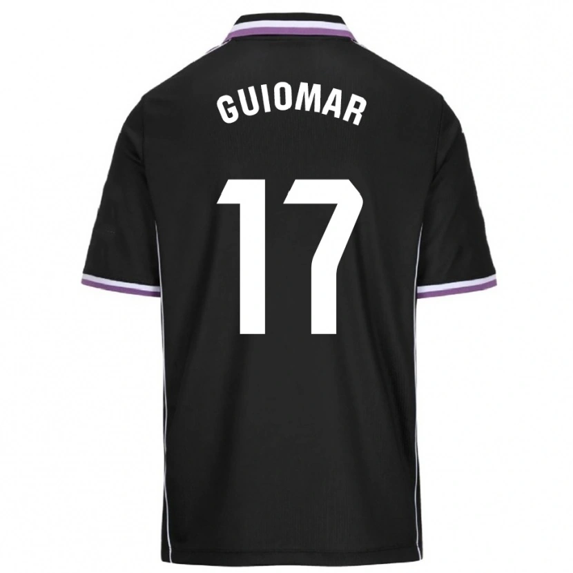 Danxen Enfant Maillot Guiomar Escudero De Zulueta #17 Violet Noir Tenues Extérieur 2025/26 T-Shirt