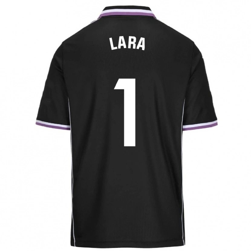 Danxen Enfant Maillot Lara Lara De Las Heras Coello #1 Violet Noir Tenues Extérieur 2025/26 T-Shirt