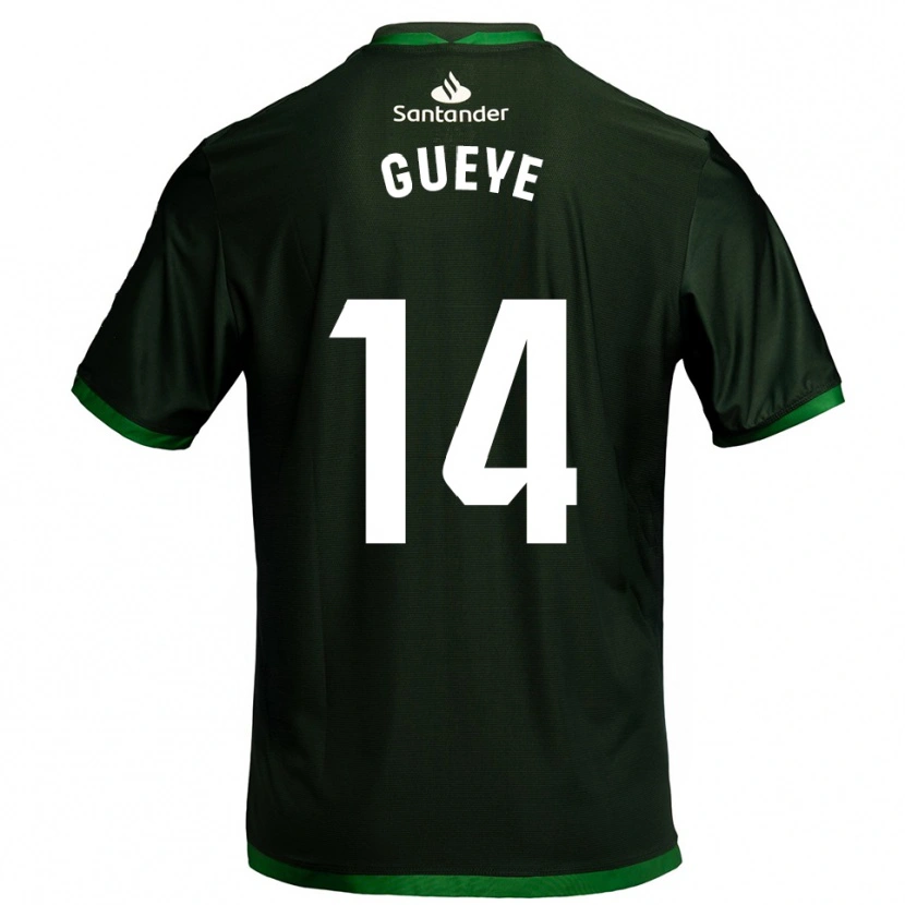 Danxen Enfant Maillot Maguette Gueye #14 Vert Foncé Tenues Extérieur 2025/26 T-Shirt