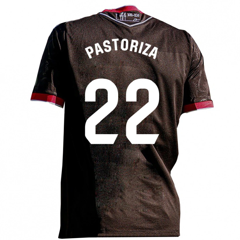 Danxen Enfant Maillot Agustín Pastoriza #22 Noir Rouge Tenues Extérieur 2025/26 T-Shirt
