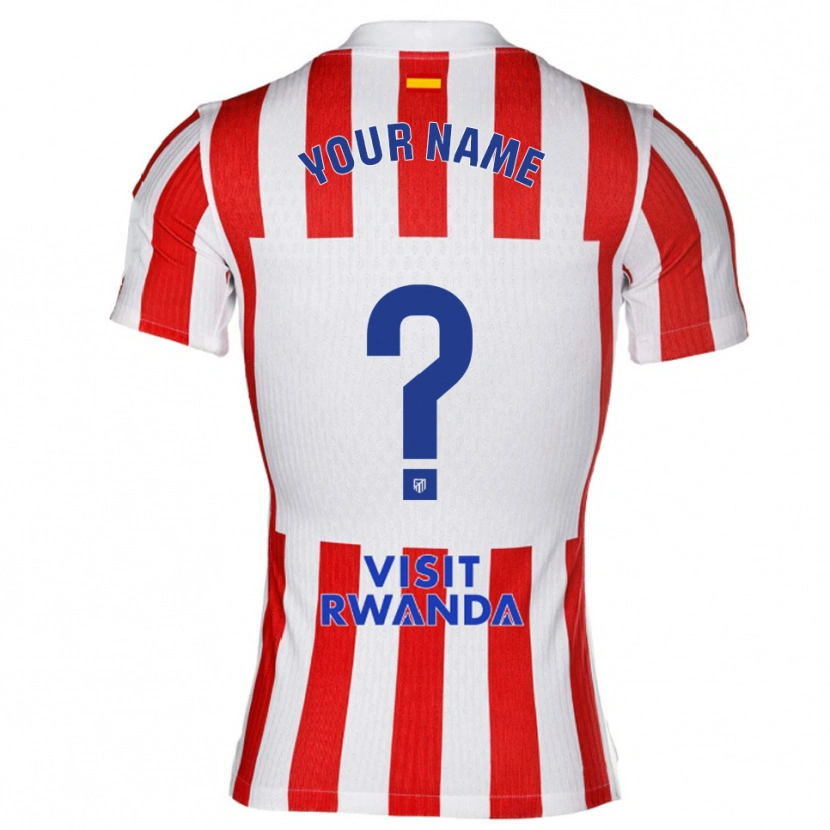 Danxen Homme Maillot Votre Nom #0 Rouge Blanc Tenues Domicile 2025/26 T-Shirt