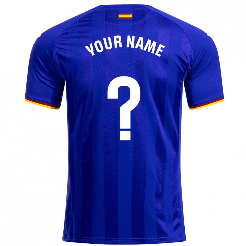 Danxen Homme Maillot Votre Nom #0 Bleu Rouge Jaune Tenues Domicile 2025/26 T-Shirt