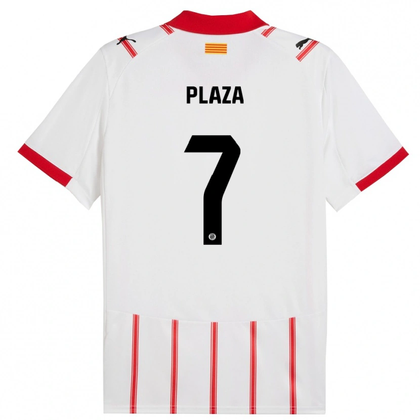 Danxen Homme Maillot Nacho Plaza #7 Blanc Rouge Tenues Domicile 2025/26 T-Shirt