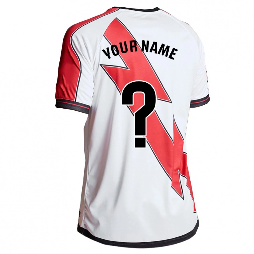 Danxen Homme Maillot Votre Nom #0 Blanc Rouge Tenues Domicile 2025/26 T-Shirt