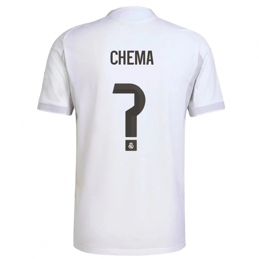 Danxen Homme Maillot Chema #0 Blanc Jaune Tenues Domicile 2025/26 T-Shirt