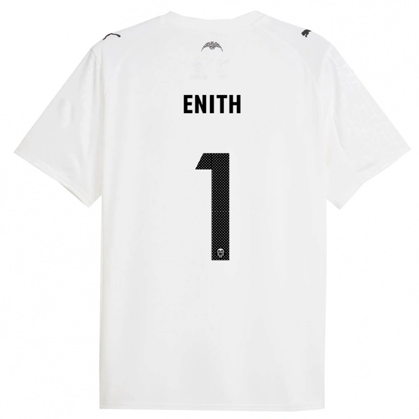 Danxen Homme Maillot Enith #1 Blanc Noir Tenues Domicile 2025/26 T-Shirt