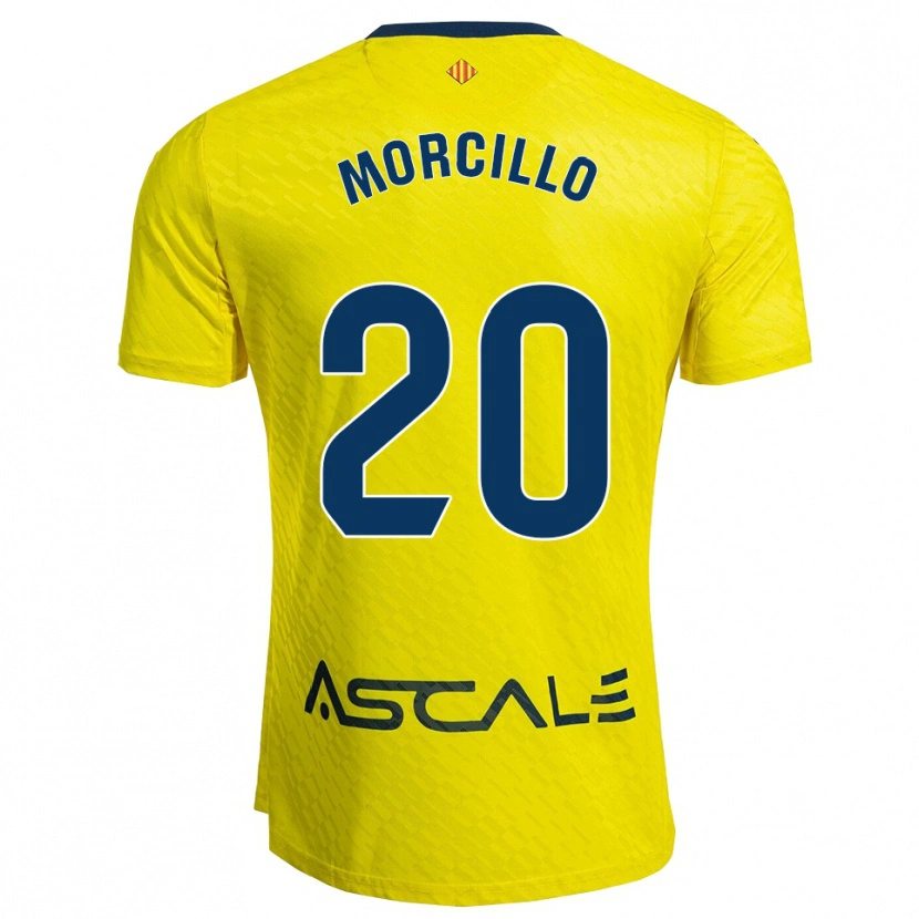 Danxen Homme Maillot Raquel Morcillo #20 Jaune Marine Tenues Domicile 2025/26 T-Shirt