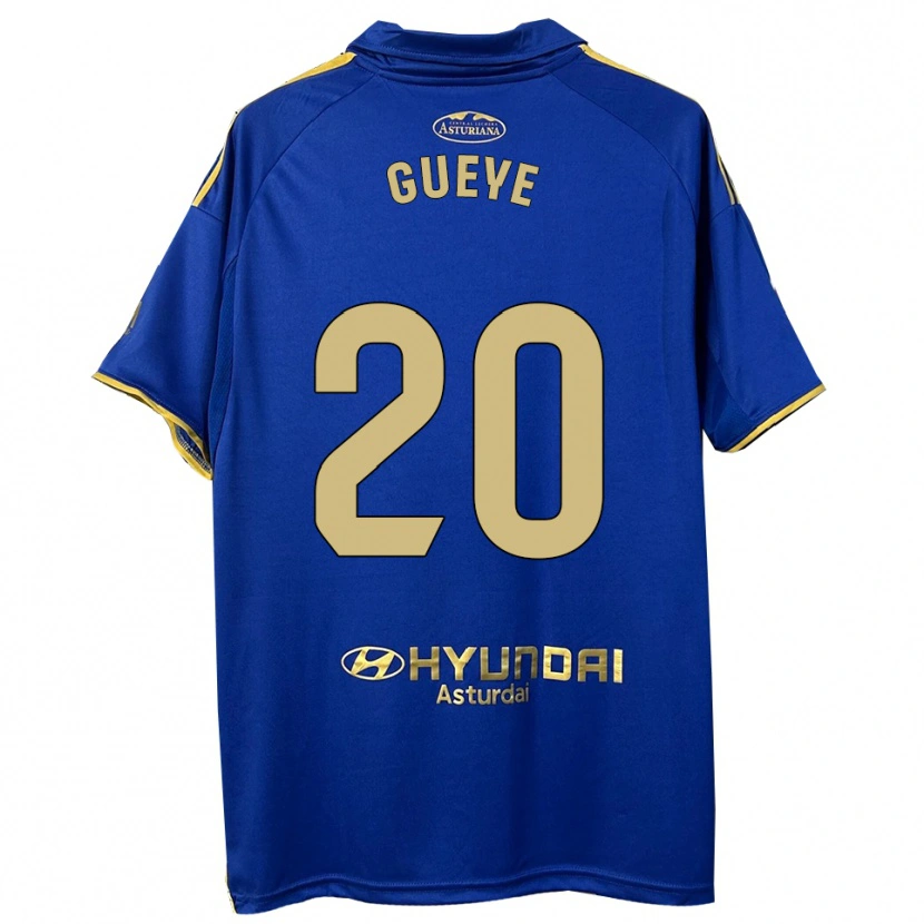 Danxen Homme Maillot Lamine Gueye #20 Bleu Or Tenues Domicile 2025/26 T-Shirt