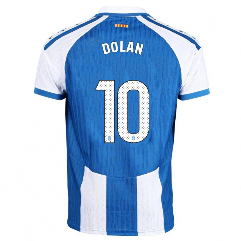 Danxen Homme Maillot Tyrhys Dolan #10 Bleu Blanc Tenues Domicile 2025/26 T-Shirt