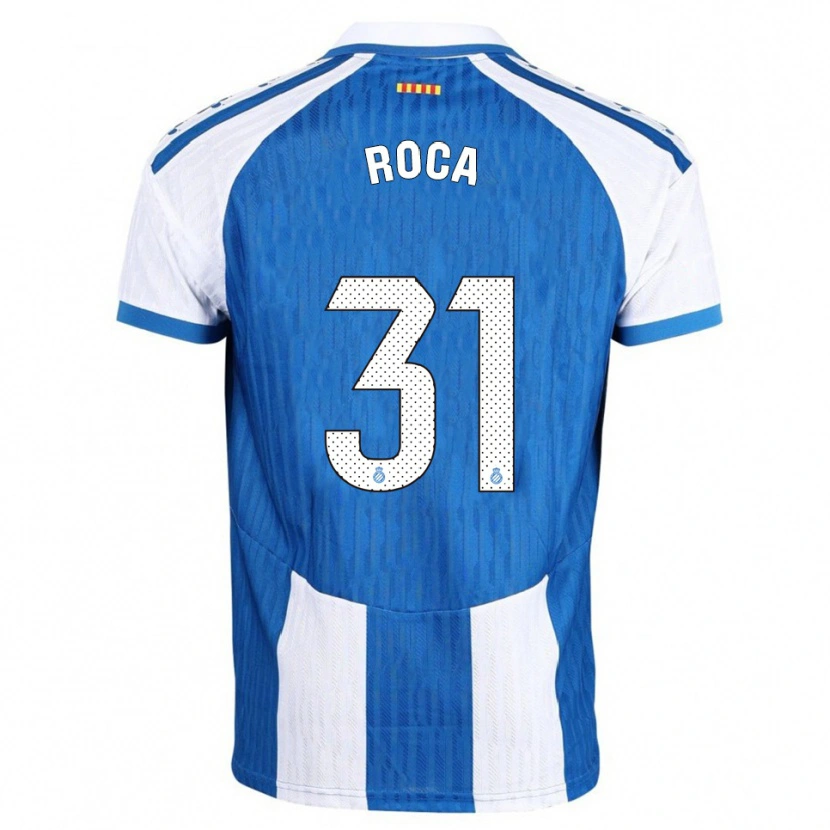 Danxen Homme Maillot Antoniu Roca #31 Bleu Blanc Tenues Domicile 2025/26 T-Shirt