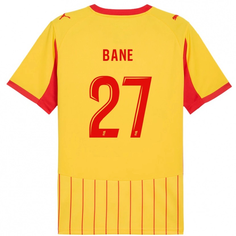 Danxen Homme Maillot Sidi Bane #27 Jaune Rouge Tenues Domicile 2025/26 T-Shirt