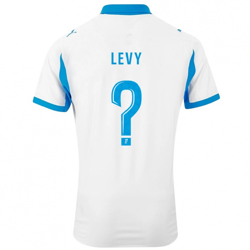 Danxen Homme Maillot Bradley Levy #0 Blanc Bleu Ciel Tenues Domicile 2025/26 T-Shirt