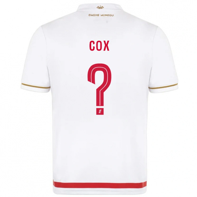 Danxen Homme Maillot Matthew Cox #0 Rouge Blanc Tenues Domicile 2025/26 T-Shirt
