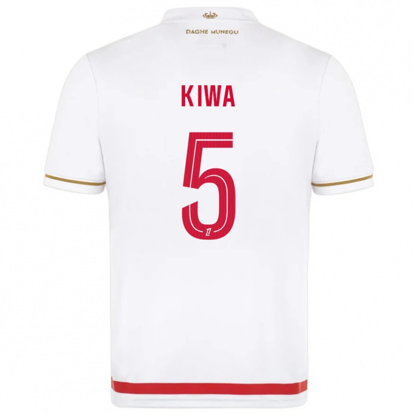Danxen Homme Maillot Bradel Kiwa #5 Rouge Blanc Tenues Domicile 2025/26 T-Shirt