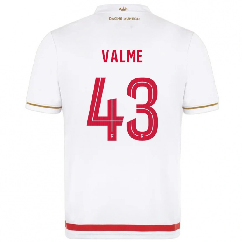 Danxen Homme Maillot Ritchy Valme #43 Rouge Blanc Tenues Domicile 2025/26 T-Shirt