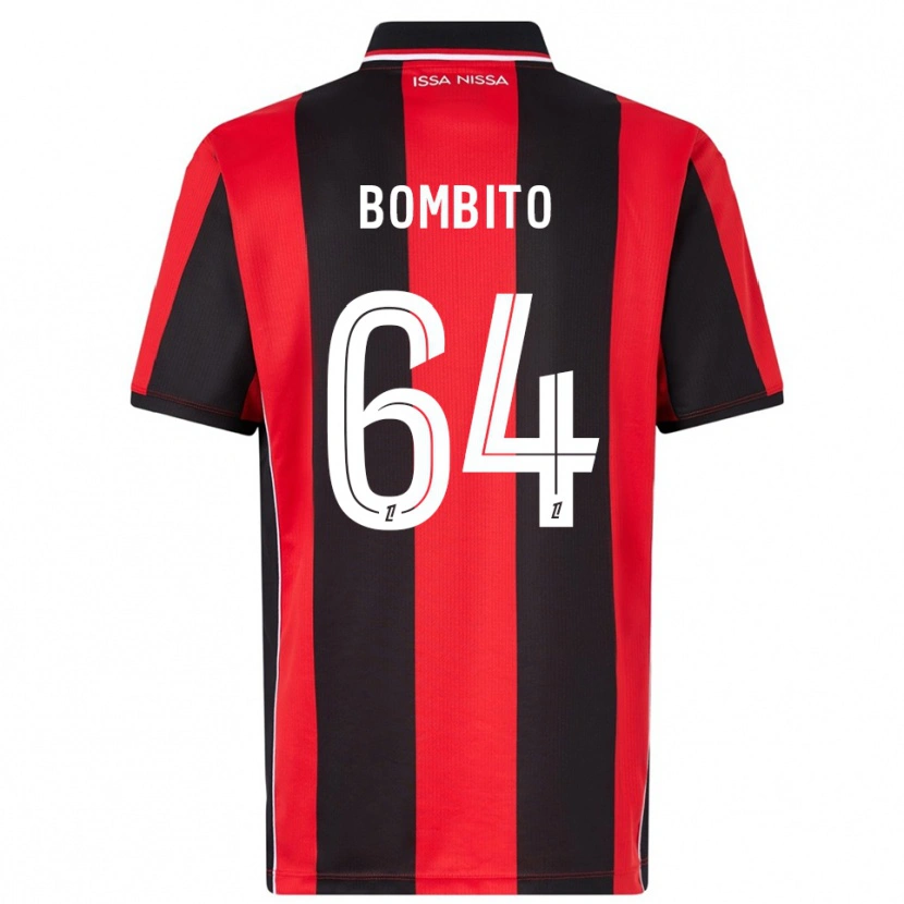 Danxen Homme Maillot Moïse Bombito #64 Rouge Noir Tenues Domicile 2025/26 T-Shirt