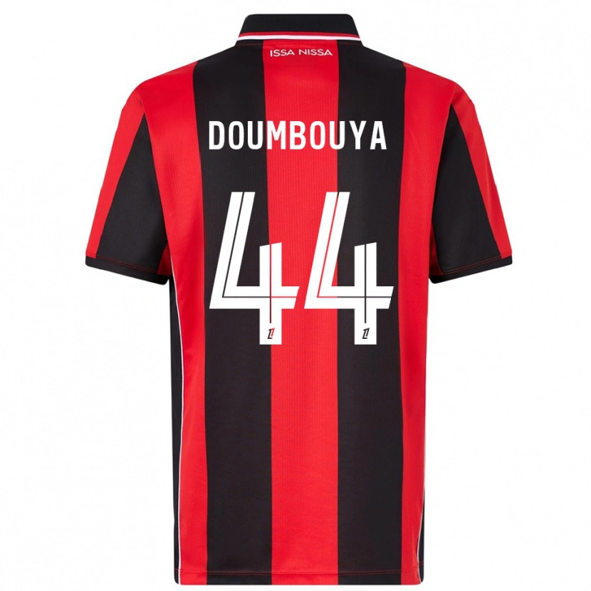 Danxen Homme Maillot Amidou Doumbouya #44 Rouge Noir Tenues Domicile 2025/26 T-Shirt