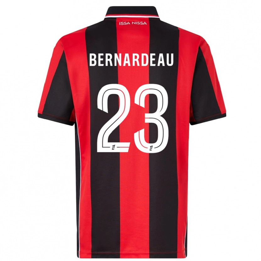 Danxen Homme Maillot Gabin Bernardeau #23 Rouge Noir Tenues Domicile 2025/26 T-Shirt
