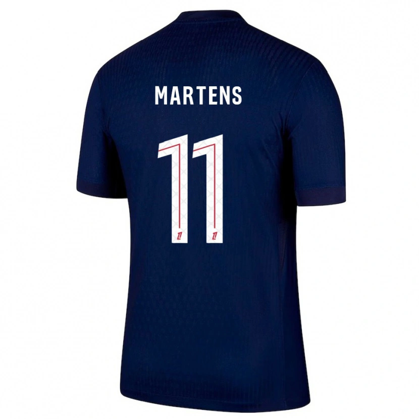 Danxen Homme Maillot Lieke Martens #11 Marine Rouge Tenues Domicile 2025/26 T-Shirt