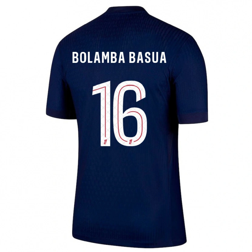 Danxen Homme Maillot Kévin Bolamba Basua #16 Marine Rouge Tenues Domicile 2025/26 T-Shirt