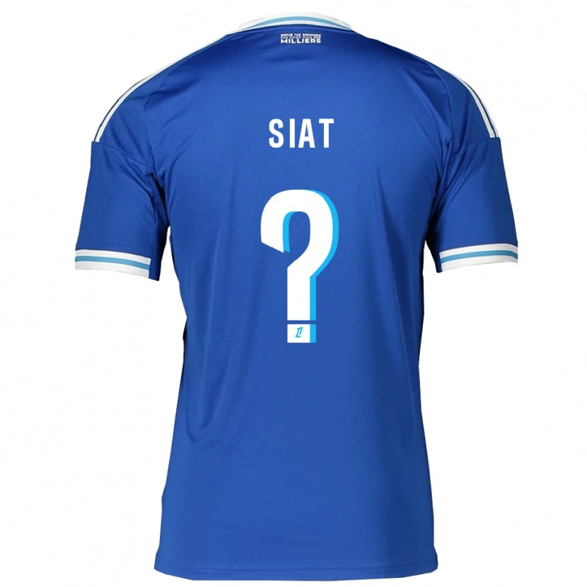 Danxen Homme Maillot Victor Siat #0 Bleu Blanc Tenues Domicile 2025/26 T-Shirt