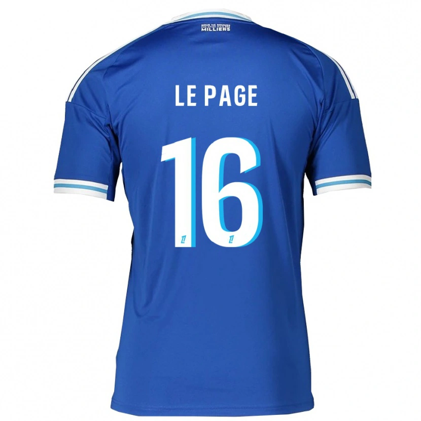 Danxen Homme Maillot Manon Le Page #16 Bleu Blanc Tenues Domicile 2025/26 T-Shirt