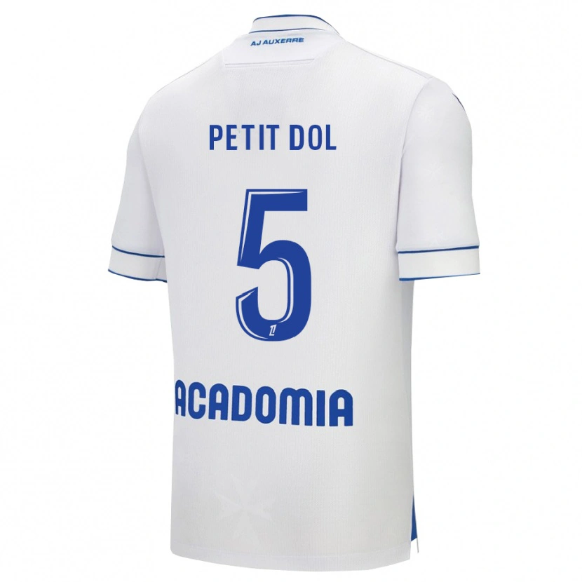 Danxen Homme Maillot Alvin Petit Dol #5 Blanc Bleu Tenues Domicile 2025/26 T-Shirt