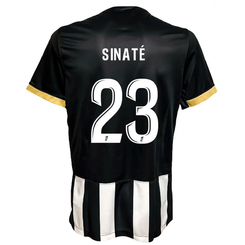 Danxen Homme Maillot Dan Sinaté #23 Noir Blanc Tenues Domicile 2025/26 T-Shirt