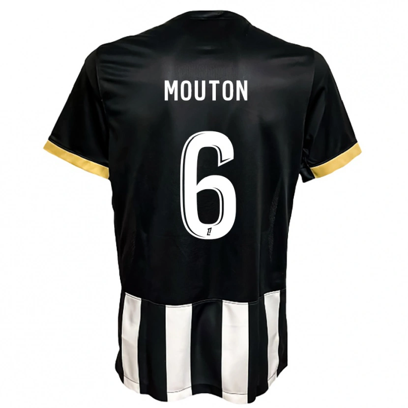 Danxen Homme Maillot Louis Mouton #6 Noir Blanc Tenues Domicile 2025/26 T-Shirt
