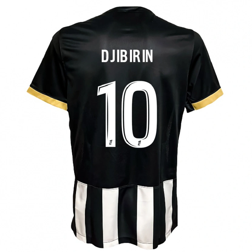 Danxen Homme Maillot Harouna Djibirin #10 Noir Blanc Tenues Domicile 2025/26 T-Shirt