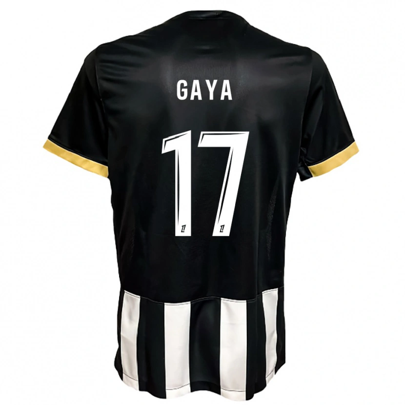 Danxen Homme Maillot Yacine Gaya #17 Noir Blanc Tenues Domicile 2025/26 T-Shirt