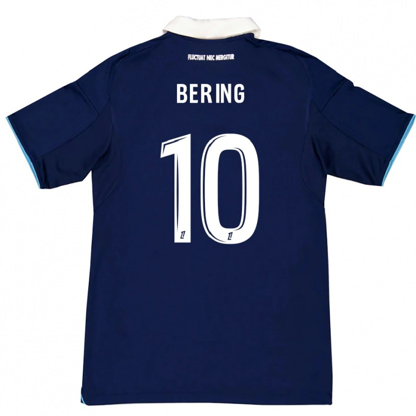 Danxen Homme Maillot Aymerick Bering #10 Bleu Foncé Blanc Tenues Domicile 2025/26 T-Shirt